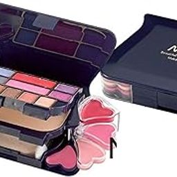 NYN 8 Eyeshadow, 1 Powder Cake, 8 Lip Colour, 2 Blusher Make Up Kit, Multicolor-4