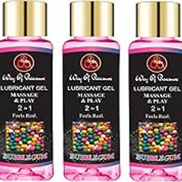 Lube Flavoured Lubricant Gel - 50ml | Water based lube | Pack of 5 (Bubblegum, Pack of 5)-23