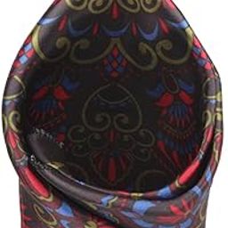 Men's Microfiber Printed Pocket Square (Black, Red)-image-77