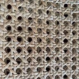 Maya Woods Natural Pre - Woven Open Mesh Cane - PE Rattan Cane Webbing Rattan Roll Cabinet Chair (18X18)-image-2