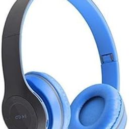 Clokify Over-Ear Wireless Gaming Headphones, Bluetooth with Microphone with Long Battery Backup (Blue)-image-98