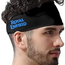 Unisex Men Women Headband for Bike Riders Sports Gym Workout Cricket Other Sports (Black, Blue)-image-63
