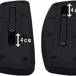 UJEAVETTE 2Pcs Office Chair Replacement Armrest Arm Pads Caps Arm Rest-image-4