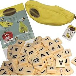 MittiJoy Word Games for Adults, Portable Educational Alphabet Set for Travel, Family Game Night Activities, Great Gift Idea, Includes 1 Bag of Letter Tiles, Ideal for Gift-image-47