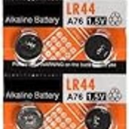 Invento 10pcs 1.5V LR44 Li-ion Alkaline Battery (Non-Rechargeable) LR44 Button Coin Cell Battery for Calculator Watch Electonic Devices-8