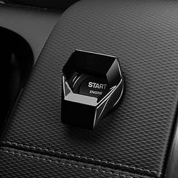 AutoBizarre Car Engine Ignition Start Stop Switch Button Black Cover for Switch Protection and Decoration for All Cars-image-47