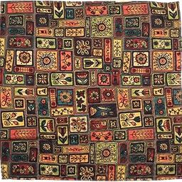 the tie hub Indian Print Silk and Cotton Pocket Square For Men-picture-31
