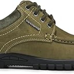 Men Olive Green Casual Lace Shoes | 9 | Olive Green-image-2