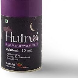 Huina Sleep Better Wake Fresher Melatonin 10mg Gummy| Sleep Gummies for Women & Men| | StrawBerry Flavour| 30 Tasty Sleeping Gummies-image-64