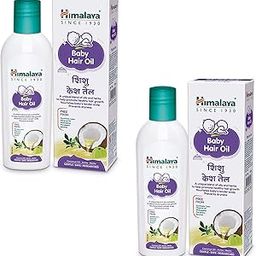 Himalaya Baby Hair Oil - 200 ml (Pack of 2)-image-89