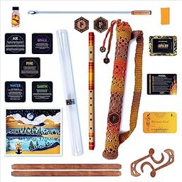 Radhe Flutes | PRS Series C Natural Middle Octave Flute (FIRE) | Hard Case | Crochet Cover | Cleaning Rod | Cloth | Mineral Oil | Inspirational Poster & Cards | Warranty Card | Display Stand-image-54
