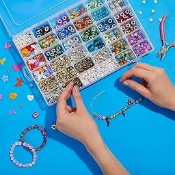 TPJ Mart Space-Saving Transparent Plastic Jewellery Storage Box with Dividers and Compartments for Women - 36-Grid Makeup and Jewellery Organiser Box, Rings and Earrings Storage Case-18
