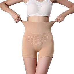 dovilleTummy Tucker Women's High Waist with Anti Rolling Strips Shapewear for Women Comfortable Slimming Panties Underwear Shapewear Body Compression Shorts (Size : 32 to 40 Inch) Beige-image-60