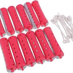 12 Pieces Hair Curler Clamps Hairdreser Perm Rods Hair Styling DIY Tools 9 x 2.3 cm Health & Beauty/Hair Care & Styling/Rollers & Curlers-image-46