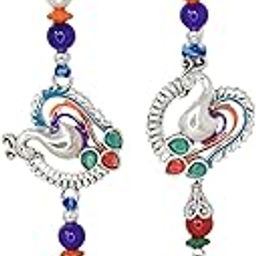 Bhaiya-Bhabhi Rakhi,Couple rakhi set, Designer Rakhi for Bhaiya bhabhi,Lumba rkhi for Bhabhi-0025-image-72