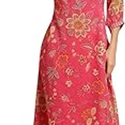 w for woman Women's Chiffon Relaxed Fit Casual Kurta-picture-26