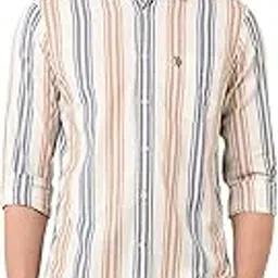 u.s. polo assn. Men's Striped Regular Fit Shirt-picture-6