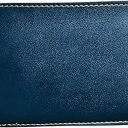 GC Blue Leather Wallet for Men, Multiple Card Slots, Contrast Stitching-image-44