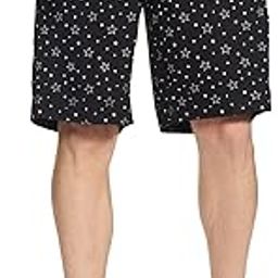 Men's Cotton Blended Starred Regular Shorts -B5946-11