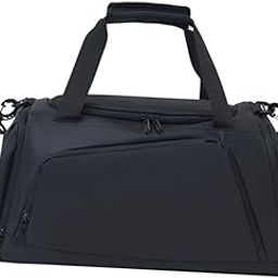 MERISHOPP® Travel Duffle Bag Waterproof Multifunctional Gym Bag for Gym Fitness Workout Black|Sporting Goods | Fitness, Running & Yoga | Gym Bags|1 Gym-image-95