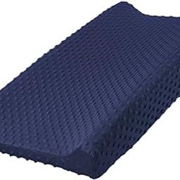 iEvolve Changing Pad Cover Ultra Soft Minky Dots Changing Table Cover Breathable Changing Table Sheet Diaper Changing Pad Cover for Baby Boys Girls (Navyblue)-image-86