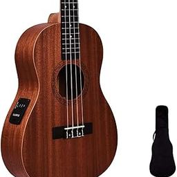 Kadence Baritone Ukelele Series Brown Mahogany wood Baritone Ukulele 30" (Semi Acoustic)-picture-16