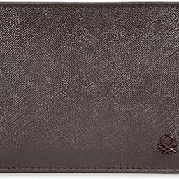 Men RFID Protected Calder Global Coin Wallet - Brown, No. of Card Slot: 4 | Saffiano Textured Global Coin Wallet with Side Closure | Leather-picture-16