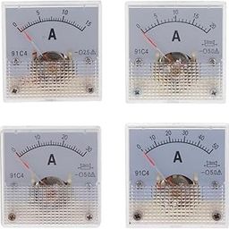 STYLEHEAVEN 4Pcs DC Ammeter Analog Panel Meter Amp Meter Current Panel Meter Gauge 75mV|Home & Garden|Tools|Measuring & Layout Tools|Electrical Testers-image-39