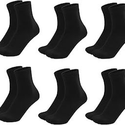 (Pack of 6 Pairs = 12 Socks Women Girls Cotton Ankle Length Sports Socks Cricket Badminton Football Tenis Basketball Athletics Ankle Length Socks-image-95