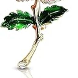 Brooch Pin for Women, Elegant Rhinestone Flower Brooch for Saree, Wedding Accessories, Fashion Jewelry, Daily Wear-image-34