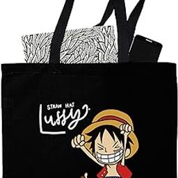 Canvas Tote Bag For Women & Man Anime Zipper Lock Printed Aesthetic tote bag-10