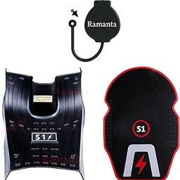 Ramanta Ola S1 Footmat, Dicky Mat & Charging Cap Removeable & Washable 7D Floormat Heavy Duty Compatible with for Ola S1 Air, Gen 2, S1 X, S1 X Plus Floor Board Premium Comfort and Durability (3 PC)-11