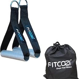 Fitcozi Aluminum Exercise Handles for Cable Machines – Heavy-Duty Gym Grips for Power Rack, Resistance Bands, Cable Crossovers & Tricep Workouts-image-86