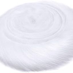 ATORSE Craft Kits 2xChristmas Artificial Cotton Fur Ribbon DIY Decoration for Clothing Party Home Decor White Long Cotton Fur-Crafts- Fabric-image-69