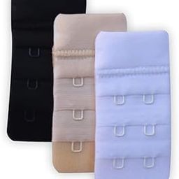 bra hook extender, Soft and Comfortable Bra Strap Extender | Bra Extender Hook-Bra Hooks for Women-Bra Hook and Eye-Bra Hook Extender Combo (Free Size) Pack of 3 (LZ-042)-14