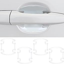 DETACHI Polyvinyl Chloride Car Door Handle Protector Transparent Sticker&Car Handle Scratch Protector Car Door Sticker Pu Finger Guard Car Paint Protection Universal Car Door Guard M2024(Pack of 4)-31