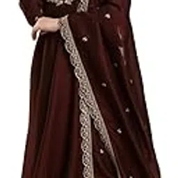 mokosh Women's Silk Embroidered Anarkali Set (444)-picture-48
