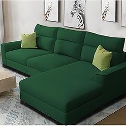 Casaliving Dash 4 Seater L Shape Sofa (Green) Right Side-image-22