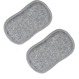 HENIJ Durable Heavy Duty Premium Anti-Bacterial Sponge Non-Scratch Double-Sided Cleaning Scouring Sponge for Kitchen Effortless Cleaning of Dishes, Pots and Pans All at Once (Pack of 2)-image-15