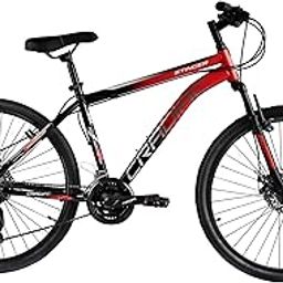 CRADIAC Stinger 21 Speed 27.5 inch Steel Geared High Performance Mountain Cycle for Men with Front Suspension & Dual disc Brakes | Ideal for 12+ Years, Unisex, Frame Size - 18.5 Inch-image-109