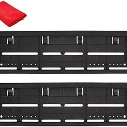Un-Breakable Car Number Plate Frame (6 Month Manufacturing Fault) Number Plate Cover Set of Two Pcs. (Front and Back) Compatible for All IND Car Models-picture-22
