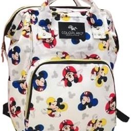 SMILE BABY Diaper Bag/Baby Bag/Mummy Bag/Handbag/Nursery Bag Stylish Travelling Backpack Spacious, Multifunctional, Stylish & Waterproof baby bag.-image-14