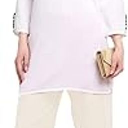 Women Regular Fit Rayon Line Dot Embroidered Palazzo (Free Size 28 to 40)-image-69