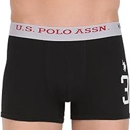 u.s. polo assn. Mens I015 Anti Microbial Branded Stretch Cotton Underwear Trunk -Pack of 1-picture-15