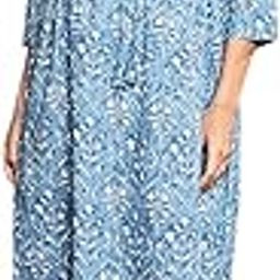 Women's Cotton Maternity Dress with Zippers for Nursing Pre and Post Pregnancy-image-62