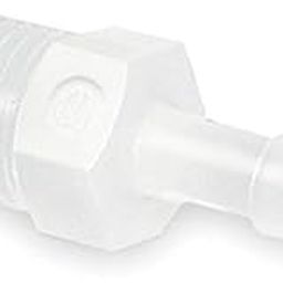 Eldon James A6-4HDPE High Density Polyethylene Adapter Fitting, 3/8-18 NPT to 1/4" Hose Barb (Pack of 10)-image-28