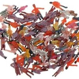 JAZZY PEARLS® 3x100Pcs Painted People s Miniatures for Train Railway Layout 1:300|Toys & Hobbies | Model Railroads & Trains | HO Scale | Parts & Accessories | Figures & People-image-21