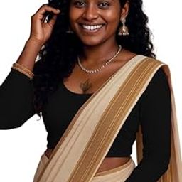 Readymade Cotton Fitted Saree Blouse for Women Full Sleeve Square Round U Neck Regular fit Stretchable Pullon Western Stylish Crop Top NJ2-image-91