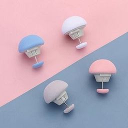 SQUICKLE Mushroom Non-Slip Duvet Cover Clips || MHigh Elasticity Non-Slip Comforter Holder Fasteners || Reusable Fixing Clips for Bedding Cover, Blanket, Curtains (4)-picture-18