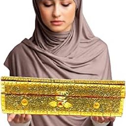 Fordable Wooden Holy Quran Box With Rehal For Holy Book Stand Reading Quran Pak | Books Rihal Best Gift - Bride Or Bridal Sharif-image-67
